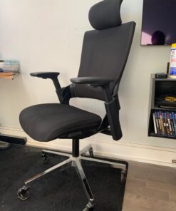 CLATINA Swivel Executive Computer Chair with 3D Armrest and Lumbar Support, Adjustable Ergonomic Fabric Backrest Task Chair for Home Office Conference Room 1 pack-No headrest Black-fabric 26 71iMY98QnQL