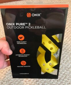 Onix Pure 2 Outdoor Pickleball Balls Yellow 6-Pack 31 71iMi4d9mL