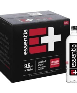 Alternative view of Essentia Water, Ionized and Alkaline Hydration, Mineral Infused with 9.5 pH or Higher, Electrolytes for Taste, Pure Drinking Water, 50.7 Fl Oz (Pack of 12)