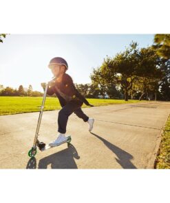 Razor A Kick Scooter for Kids - Lightweight, Foldable, Aluminum Frame, and Adjustable Handlebars A (Standard) Green Standard Packaging 14 71iMq5qC1xL