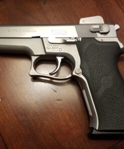 Alternative view of Hogue 40010 Rubber Grip for S&W, Full Size 9mm/40 Caliber