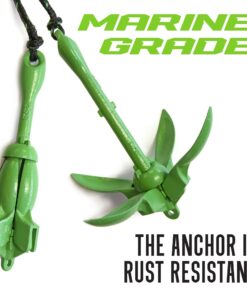 Gradient Fitness Marine Anchor, Kayak Anchor Kit Also for, Canoes, Paddle Boards (SUP), Jet Ski Anchor, Small Boat Anchor Kit 3.5 lb Folding Anchor 30 71iP9 LJqdL