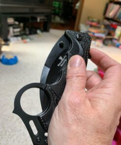 Snake Eye Tactical Everyday Carry Spring Assist Style Folding Pocket Knife EDC (Black) Black 34 71iPE9efumL