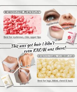 KOTAMU Digital Wax Warmer Kit for Hair Removal At Home for Women Sensitive Skin Brazilian Facial Hair Body with 4 Formulas Hard Wax Beads Target Different Type of Hair Blush 19 71iPPhat2yL