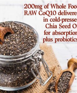 Garden of Life Vegetarian Omega 3 6 9 Supplement - Raw CoQ10 Chia Seed Oil Whole Food Nutrition with Antioxidant Support, 60 Capsules 16 71iPuo0CpHS