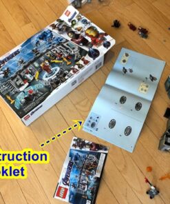 LEGO Marvel Avengers Iron Man Hall of Armor 76125 Building Kit, Tony Stark Iron Man Suit Action Figures (524 Pieces) Standard 38 71iQgI7kpKL