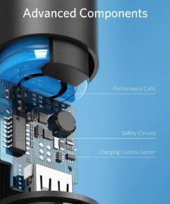 Anker PowerCore 5,000mAh Portable Charger, Ultra-Compact 5K External Battery with Fast-Charging Technology, Power Bank for iPhone 15/15 Plus/15 Pro/15 Pro Max, iPad, Samsung Galaxy and More Black 44 71iRGVS15KL