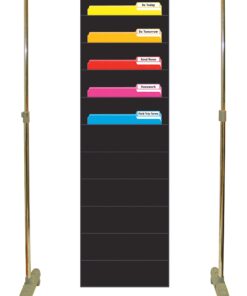 Scholastic Classroom Resources File Organizer Pocket Chart, Black (SC573276) 4 71iRHmSMrJL