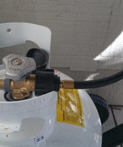 Camp Chef 5 Foot Bulk Tank Hose Adapter for use with disposable bottle regulators HRDSP Black 13 71iRK7iqrL