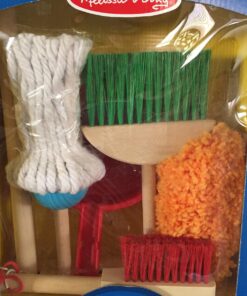 Melissa & Doug Dust! Sweep! Mop! 6-Piece Pretend Play Cleaning Set - Broom, Duster, Kid-Sized Cleaning Toys For Boys and For Girls 49 71iRP6P8aaL