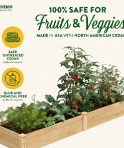Greenes Fence 2 Ft. X 8 Ft. X 10.5 In Raised Garden Kit, Cedar 22 71iSJup82gL