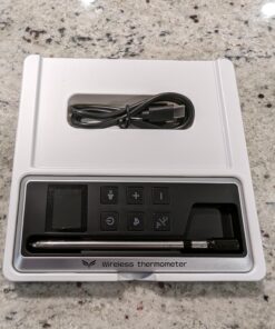 Paneceia Wireless Meat Thermometer Digital, 800FT Long Range Bluetooth Cooking Thermometer, Food Thermometer for Remote Monitoring of Grill, Oven, Smoker, Air Fryer, Rotisserie, iOS & Android App 62 71iTAapCrwL 1