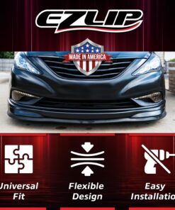 EZ Lip – The Original Universal Fit 1-Inch Lip Spoiler for Bumper Black 31 71iTDbrvRAL