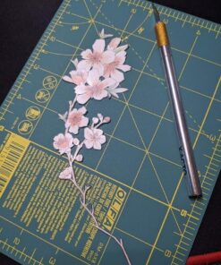 Alternative view of OLFA 6" x 8" Self Healing Rotary Cutting Mat (RM-6x8) - Double Sided 6x8 Inch Cutting Mat with Grid for Quilting, Sewing, Fabric, & Crafts, Designed for Use with Rotary Cutters (Green)