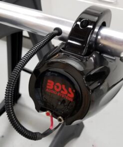 BOSS Audio Systems MRWT40 ATV UTV Marine Weatherproof Waketower System - 4 Inch Stereo Speakers, Full Range, 2 Way, Tweeters, IPX5 Rated, Sold in Pairs, Wake Tower For Boat 4 inch Speakers Black 400W 46 71iTgd9HXHL