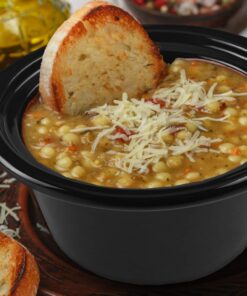 Courant Oval Slow Cooker Crock, with Easy Options 3.5 Quart Dishwasher Safe Pot, Stainless Steel Oval Slow Cooker with 3.5 Quart Crock 12 71iUCpBykCL