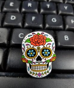 Pinsanity Day of the Dead Sugar Skull Enamel Lapel Pin 13 71iVBlAfn2L