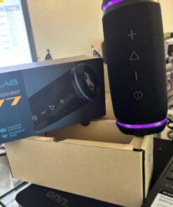 TREBLAB HD77 - Wireless Bluetooth Speaker - 30W Stereo, 20H Battery, IPX6 Waterproof, TWS Mode, Portable Speaker with Shockproof/Dustproof Body, Black 30 71iVFjtgNCL