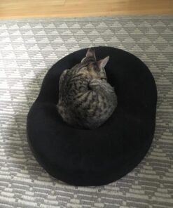 Kieba Hemorrhoid Treatment Donut Tailbone Cushion, Prostate Pillow, Pregnancy, Post Natal, Bed Sores, Coccyx, Sciatica, 18 Inches. Ultra Premium Comfort Foam (Black) Black 24 71iWWVn4z9L