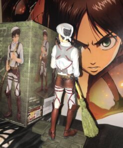 Banpresto Attack on Titan 6.5-Inch Eren Yeager DXF Figure, Cleaning Version 32 71iXGlQPIL
