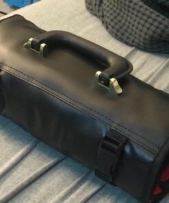 UNITED CUTLERY Large Knife Roll - PVC Exterior, Felt Interior, Carrying Handle, Holds Up to 50 Knives of Different Sizes, Quick-Release Buckle Straps 28 71iXJizMtaL