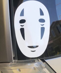 No Face Decal Vinyl Sticker Auto Car Truck Wall Laptop | White| 3" x 6" 21 71iXyubu47L