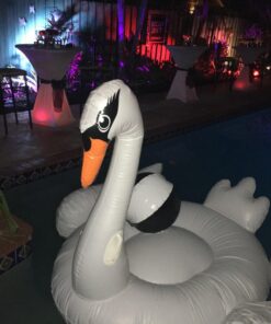 One Giant Swan Inflatable Pool Float I 78 x 55 Inflatable Kiddie Pool for Kids, Adults and Toddlers I Blow Up Pool Floats for Swimming Pool Lounger I Bachelorette Pool Floats Swimming Pool Toys Rafts 34 71iYFnRCL