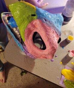 Mattel Jurassic World Dominion Therizinosaurus Dinosaur Mask, Movie-Inspired Role Play Toy with Opening Jaw & Realistic Design Slasher Dino Mask 33 71iYW69kgYL