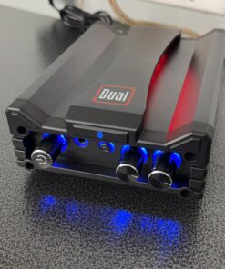 Dual Electronics DBTMA100 Black Micro 2 Channel Class-D Amplifier | 3.5 mm AUX Input | Stereo RCA Outputs | 100 Watts Peak Power | Up to 100ft of Wireless Bluetooth Range Bluetooth Amplifier 34 71iYj9jpQiL