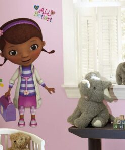 RoomMates RMK2283GM Doc Mcstuffins Peel and Stick Giant Wall Decals One Size Multicolor 14 71iYy2YSRyL