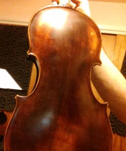 Mendini By Cecilio Violin - MV500+92D - Size 4/4 (Full Size), Black Solid Wood - Flamed, 1-Piece Violins w/Case, Tuner, Shoulder Rest, Bow, Rosin, Bridge & Strings - Adult, Kids Size: 4/4 (Full Size) 76 71iYz1noEvL