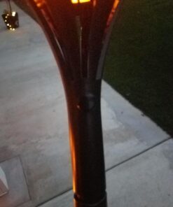 Walensee Solar Lights Outdoor Upgraded 43"(4 PACK) 96 LED Waterproof Flickering Flames Torch Lights Outdoor Solar Spotlights Landscape Decoration Lighting Dusk to Dawn Auto On/Off Security Torch Light 31 71ia 8m2zL