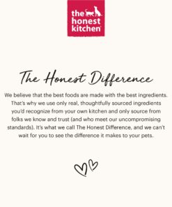 The Honest Kitchen Human Grade Dehydrated Grain Free Dog Food – Complete Meal or Dog Food Topper – Chicken 10 lb (makes 40 lbs) 10 Pound (Pack of 1) 33 71iaoPDdoGL
