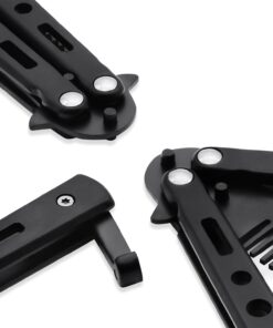 Generic New 1Pc Black Metal Practice Butterfly Comb Style Knife Trainer Tool 15 71ib2uYF6L