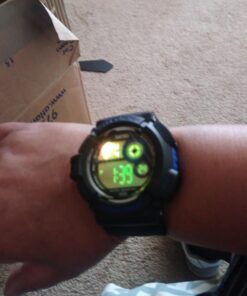 Aposon Mens Digital Sports Watch, Military Army Electronic Watches Running 50M 5 ATM Waterproof Sports LED 7 Colour Wristwatch Water Resistant with Stopwatch blue 34 71ib53aC L