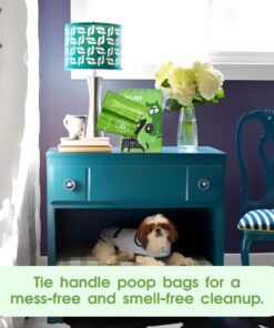 PET N PET Poop Bags Unscented | Dog Poop Bags with Tie Handles | USDA Certified 38% Biobased Dog Waste Bags | Cat Poop Bags | Durable Dog Bags for Poop | Easy Dispensing 200 Counts Poop Bags for Dogs 200 Count (Pack of 1) 23 71ibMIN42CL