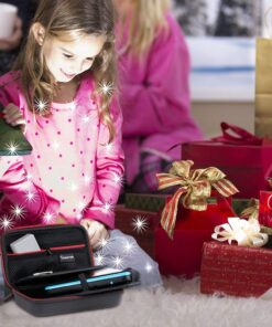 Smatree Carrying Case for New Nintendo 3DS XL/New 2DS XL, Hard Protective Shell Travel Case for Nintendo New 3DS/Nintendo New 3DS XL-Super NES Edition- Black/Red Black Red 52 71ibWJ5FbL