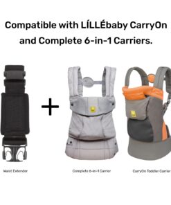 LÍLLÉbaby 6-in-1 Baby Carrier Waist Belt Extension Buckle, Black 24 71ibWzvbfaL