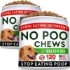 STRELLALAB No Poo Treats for Dogs - Coprophagia Stool Eating Deterrent - No Poop Eating for Dogs - Digestive Enzymes - Gut Health & Immune Support - Stop Eating Poop - Bacon Flavor 240 Chews 240 Ct (2pack) 41 71ibe39T82L