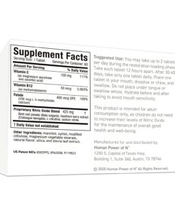 Neo40 Professional - Nitric Oxide Booster with Methylfolate - Natural Blood Pressure Supplement - May Help Support Healthy Blood Pressure, Circulation and Cardiovascular Health - 60 Tablets 14 71ieGN79LVL