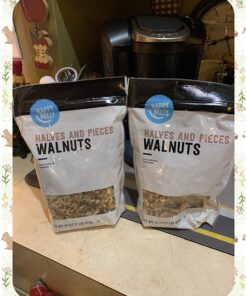 Amazon Brand - Happy Belly California Walnuts Halves and Pieces, 16 Ounce, (Pack of 2) 16 Ounce (Pack of 2) 36 71iegHcPrCL