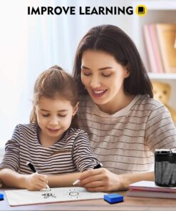 Magicfly Small White Boards, Dry Erase Board Pack of 26, Mini Whiteboards 9x12 Inches Double-Sided White Boards for Students Classroom Teachers School Supplies Office with 32 Pens and 26 Erasers 26 packs 20 71iejVTozXS