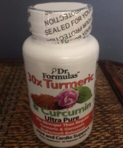 DrFormulas 30x Turmeric Curcumin Extract 1500mg Capsules with Black Pepper | 30x Stronger than Regular Turmeric Powder, 60 Capsules 31 71ifC9aqKHL