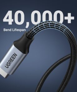 UGREEN USB C Extension Cable, (3.3Ft/1M/10Gbps/100W), USB C 3.2 Extender Nylon Type C Male to Female Cord Charging & Transfer Compatible with PSVR2/Macbook/iPad Pro/USB C Hub/Magsafe Charger/iPhone15 3.3 FT 17 71ifge4Wc9L 3