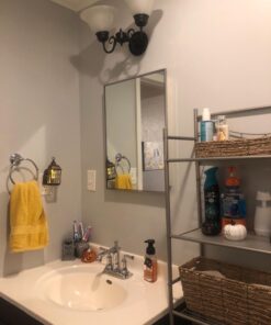 Design House 514471 Millbridge 2 Light Wall Light, Oil Rubbed Bronze Oil-Rubbed Bronze 2-Light Flush Mount Ceiling Light 70 71igHq28YL