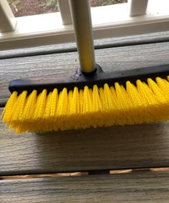 Unger Professional HydroPower 10” Bi-Level Scrub Brush – Compatible with Waterflow Poles, Garage, Driveway, Deck, Concrete Scrub Bi-Level Brush Scrub Brush Head 21 71igQq3uyzL