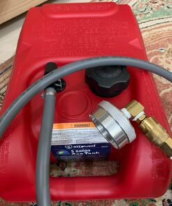 attwood 8803LP2 EPA and CARB Certified 3-Gallon Portable Marine Boat Fuel Tank Standard 9 71igq2JxoYL