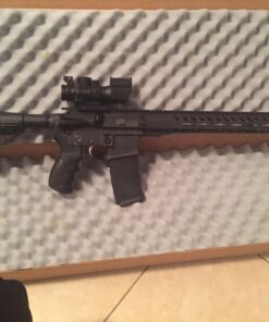 CVLIFE 4x32 Tactical Rifle Scope Red & Green &Blue Illuminated Reticle Scope with Fiber Optic Sight 37 71ihBw8Y4DL