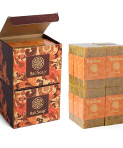 Bali Soap - Plumeria Natural Soap - Bar Soap for Men & Women - Bath, Body and Face Soap - Vegan, Handmade, Exfoliating Soap - 12 Pack, 3.5 Oz each 3.5 Ounce (Pack of 12) 5 71ihDv4J9dL