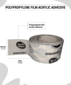 Tuck Tape Construction Sheathing Tape, Epoxy Resin Tape, 2.4 in x 180 ft (White) White 7 71ihVMUYviL
